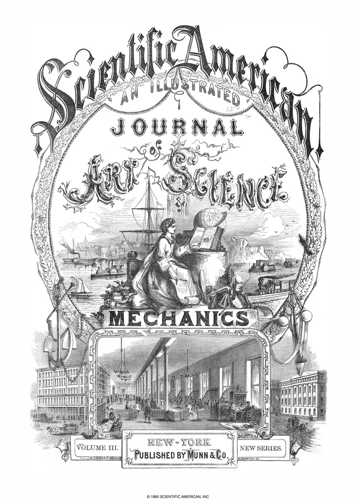 An illustration from Scientific American, Vol. 3, No. 1 (1860), 1860, leaf 0