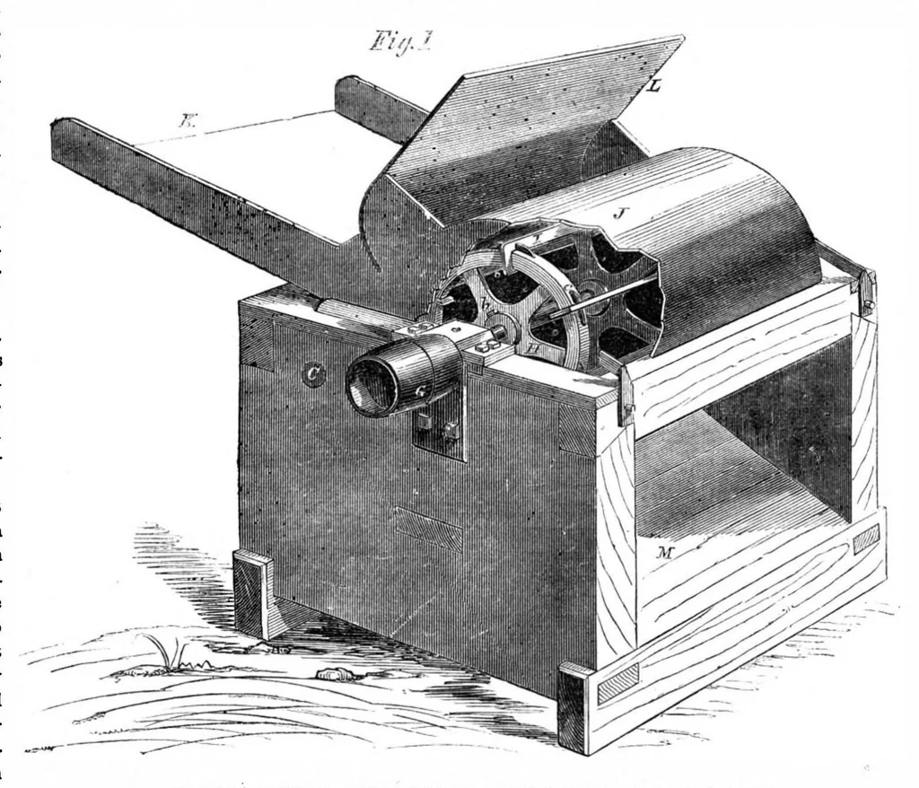An illustration from Scientific American, Vol. 3, No. 6 (1860), 1860, leaf 3