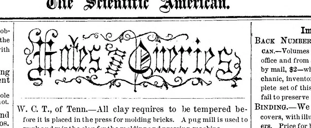 An illustration from Scientific American, Vol. 4, No. 5 (1861), 1861, leaf 13