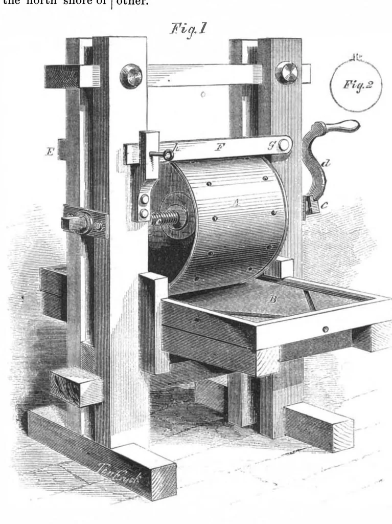 An illustration from Scientific American, Vol. 4, No. 6 (1861), 1861, leaf 15