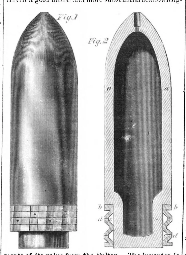 An illustration from Scientific American, Vol. 4, No. 23 (1861), 1861, leaf 7
