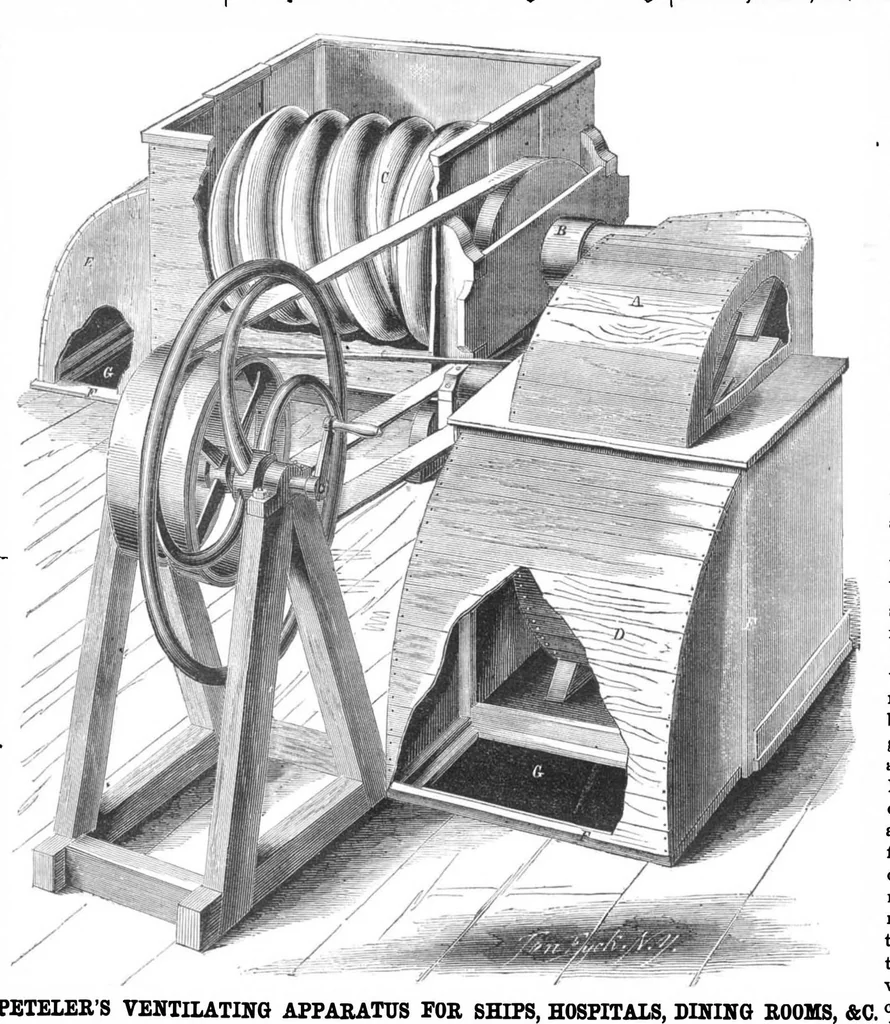 An illustration from Scientific American, Vol. 6, No. 8 (1862), 1862, leaf 7