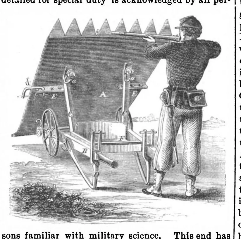 An illustration from Scientific American, Vol. 8, No. 7 (1863), 1863, leaf 7