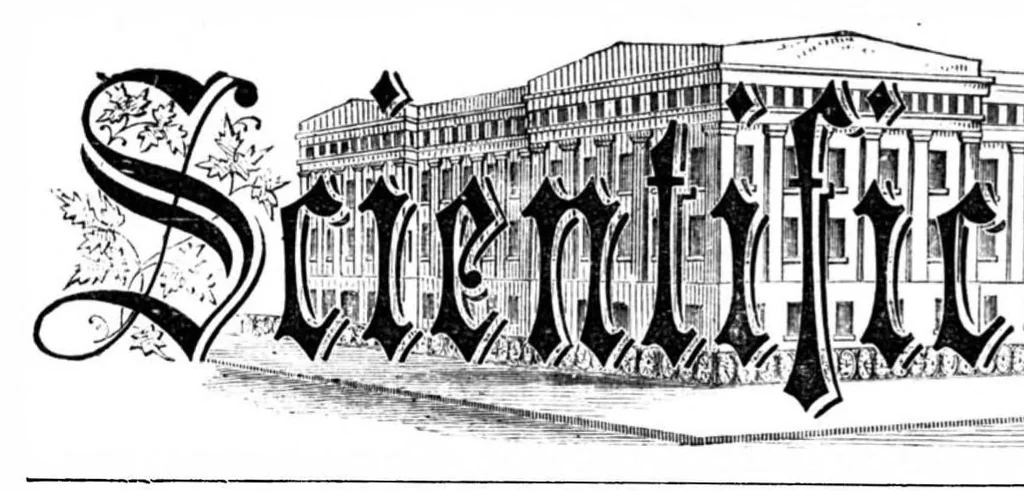 An illustration from Scientific American, Vol. 9, No. 6 (1863), 1863, leaf 0