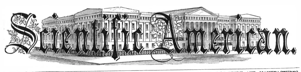 An illustration from Scientific American, Vol. 10, No. 1 (1864), 1864, leaf 1