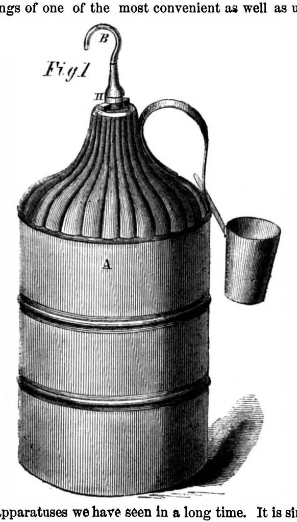An illustration from Scientific American, Vol. 10, No. 6 (1864), 1864, leaf 7