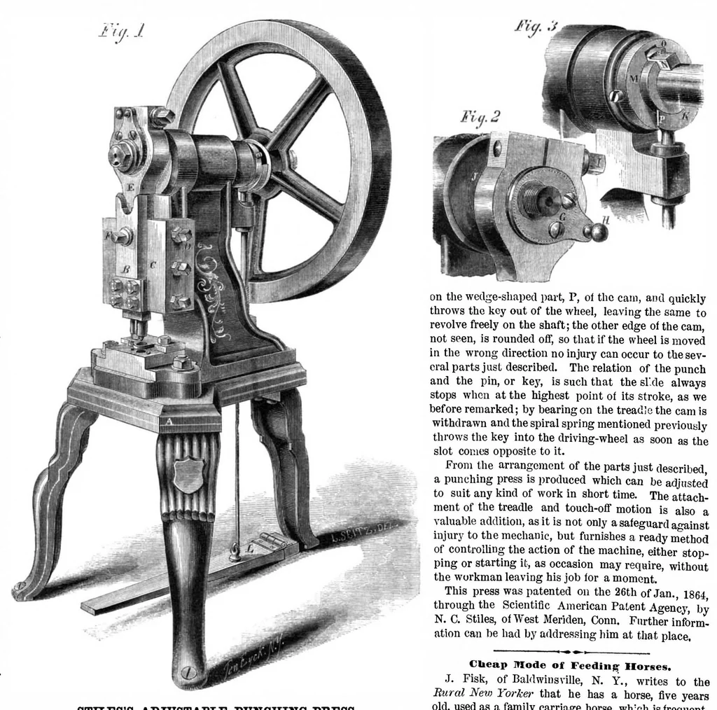 An illustration from Scientific American, Vol. 10, No. 20 (1864), 1864, leaf 0