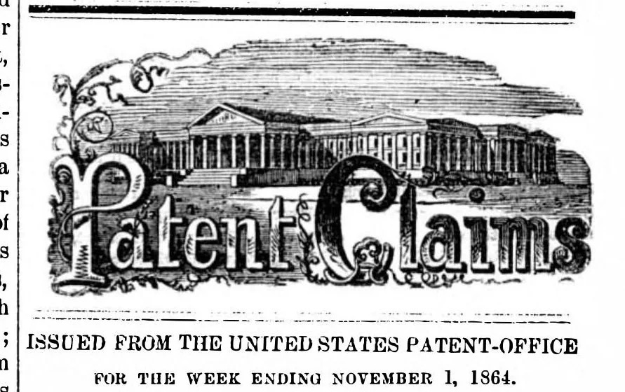 An illustration from Scientific American, Vol. 11, No. 20 (1864), 1864, leaf 10