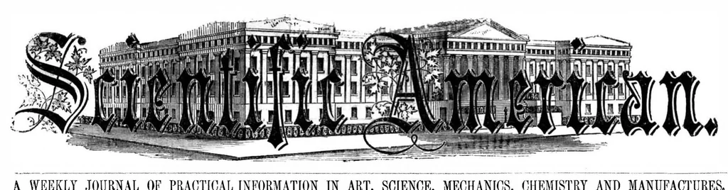 An illustration from Scientific American, Vol. 12, No. 1 (1865), 1865, leaf 1