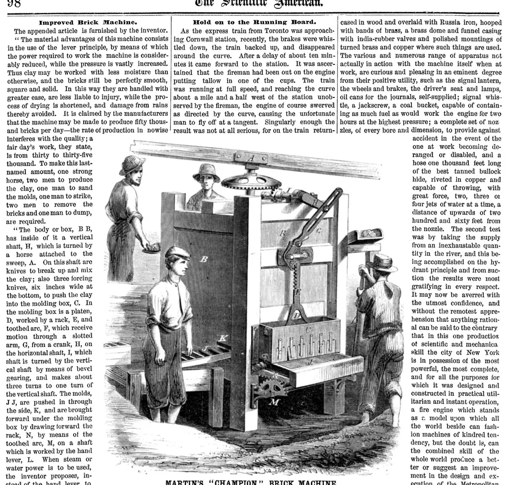 An illustration from Scientific American, Vol. 13, No. 7 (1865), 1865, leaf 3