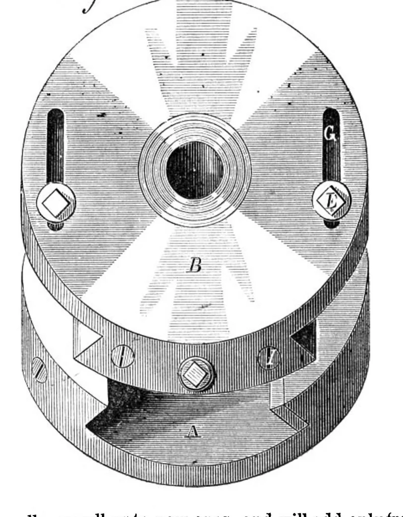 An illustration from Scientific American, Vol. 13, No. 8 (1865), 1865, leaf 7