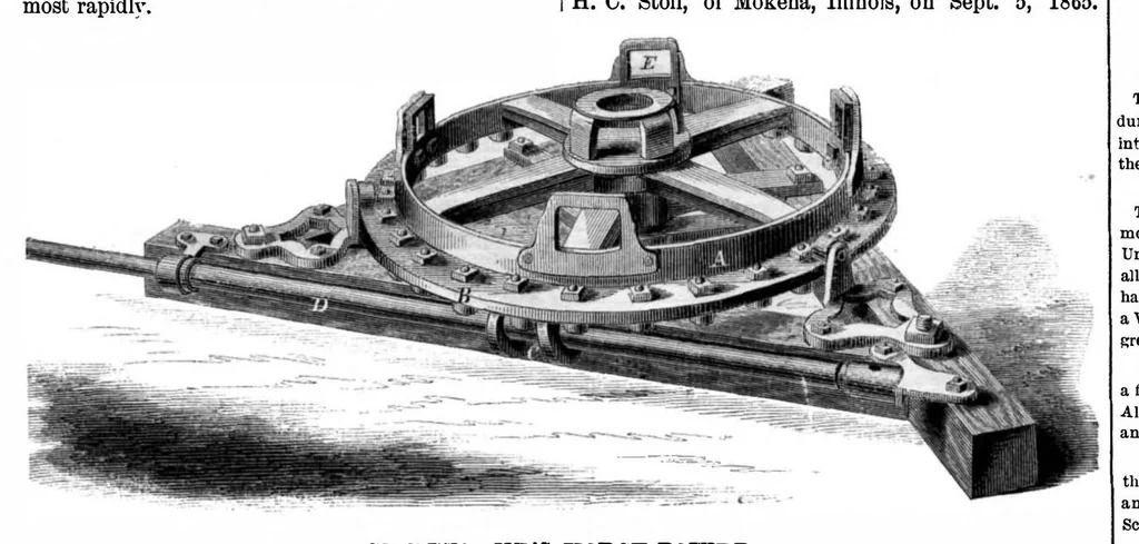 An illustration from Scientific American, Vol. 13, No. 19 (1865), 1865, leaf 15