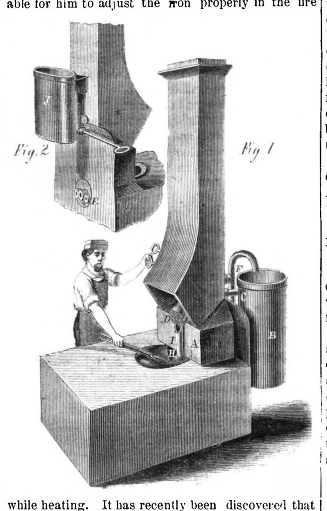 An illustration from Scientific American, Vol. 14, No. 7 (1866), 1866, leaf 7