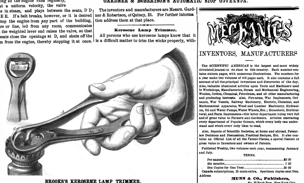 An illustration from Scientific American, Vol. 14, No. 8 (1866), 1866, leaf 15