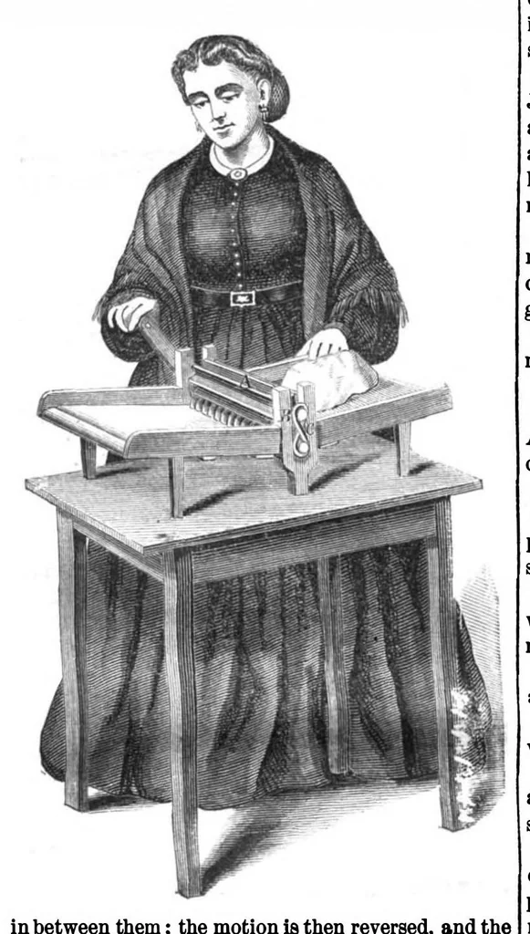 An illustration from Scientific American, Vol. 14, No. 8 (1866), 1866, leaf 7