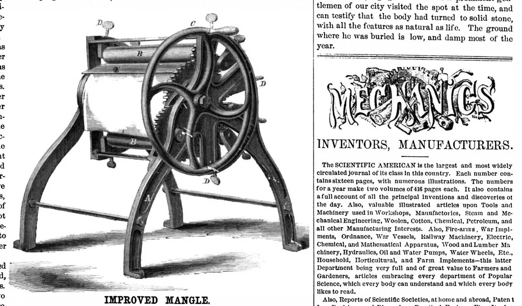 An illustration from Scientific American, Vol. 15, No. 10 (1866), 1866, leaf 15