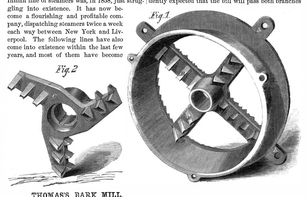 An illustration from Scientific American, Vol. 15, No. 16 (1866), 1866, leaf 3