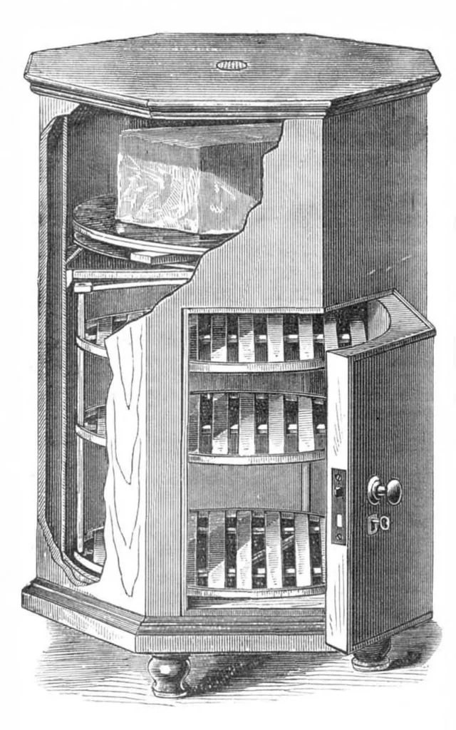 An illustration from Scientific American, Vol. 19, No. 9 (1868), 1868, leaf 7