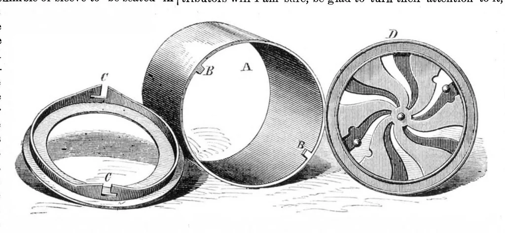 An illustration from Scientific American, Vol. 20, No. 15 (1869), 1869, leaf 3
