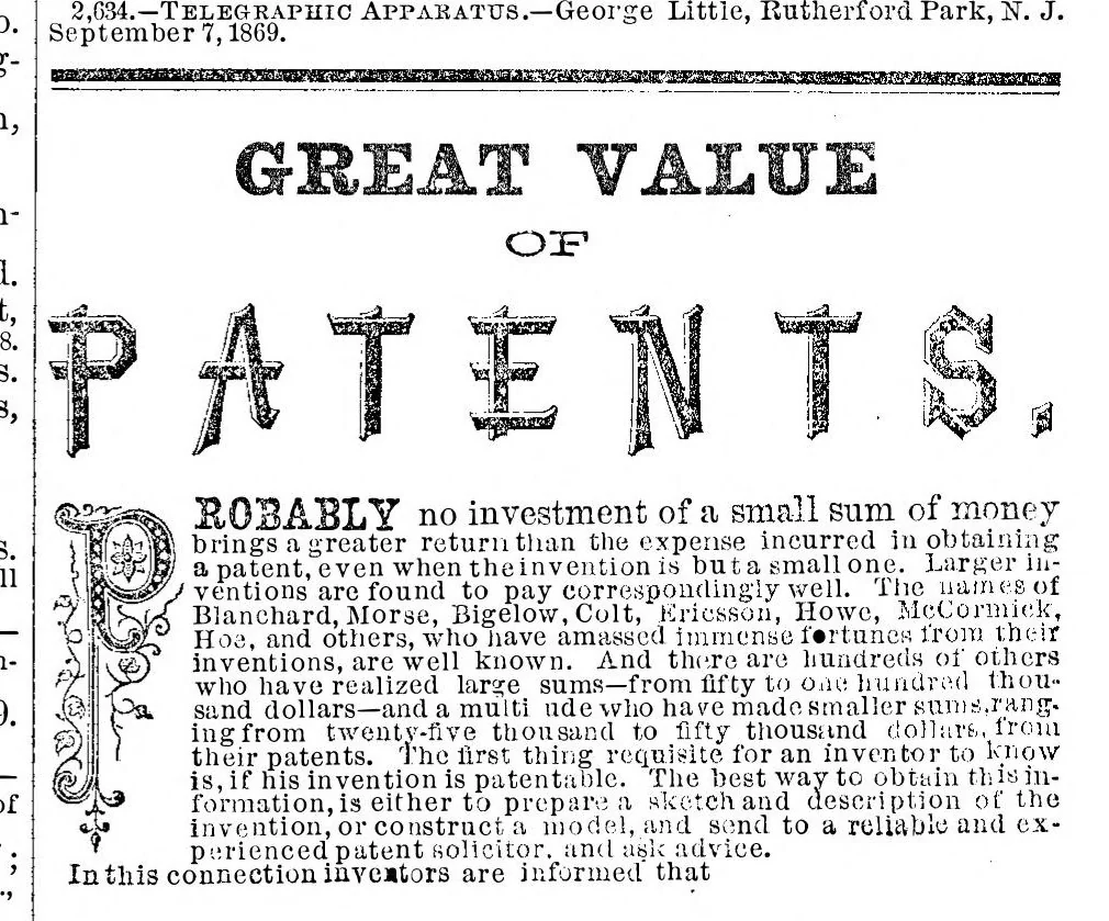 An illustration from Scientific American, Vol. 21, No. 16 (1869), 1869, leaf 13