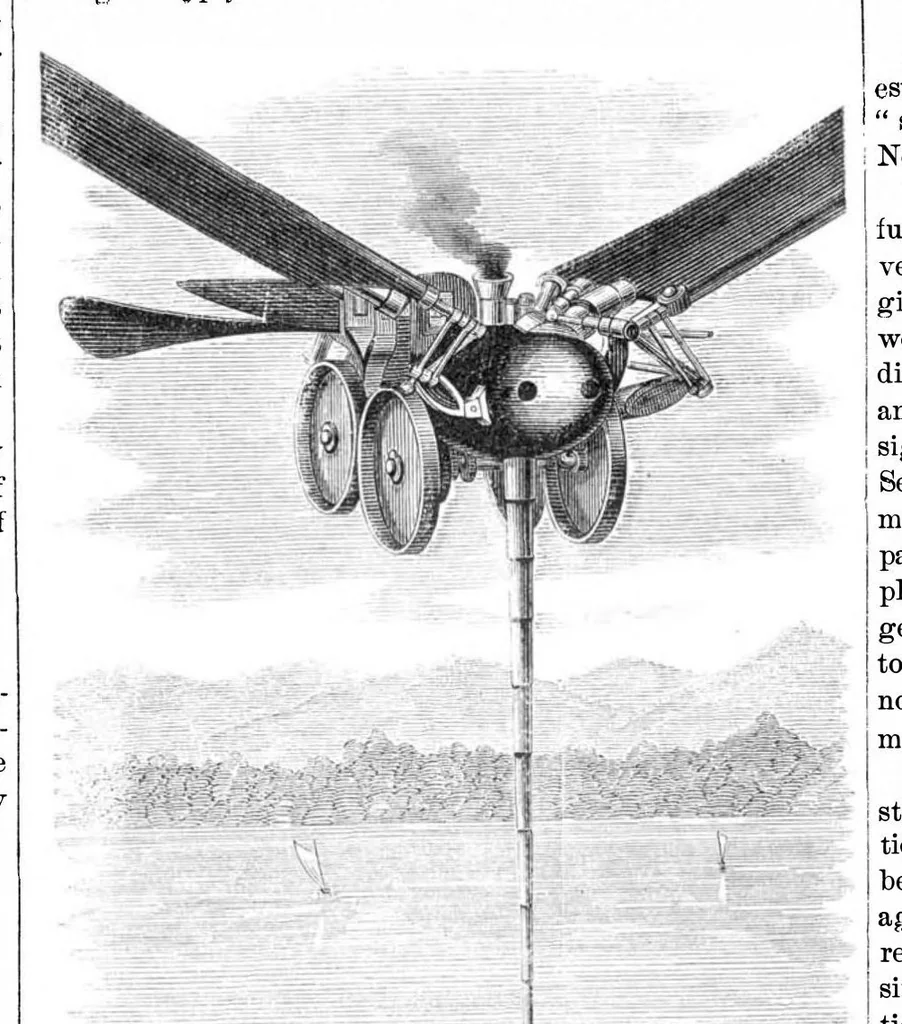 An illustration from Scientific American, Vol. 21, No. 24 (1869), 1869, leaf 4