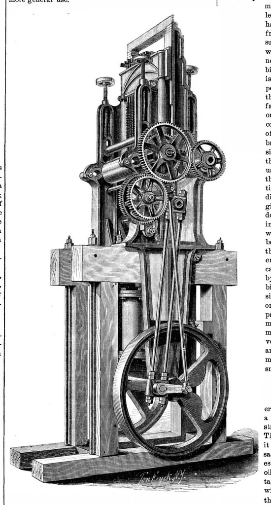An illustration from Scientific American, Vol. 22, No. 8 (1870), 1870, leaf 7