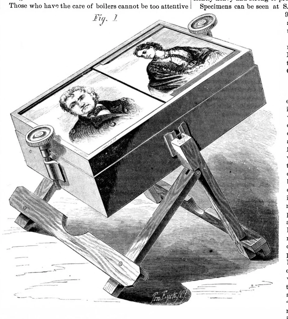 An illustration from Scientific American, Vol. 22, No. 9 (1870), 1870, leaf 7