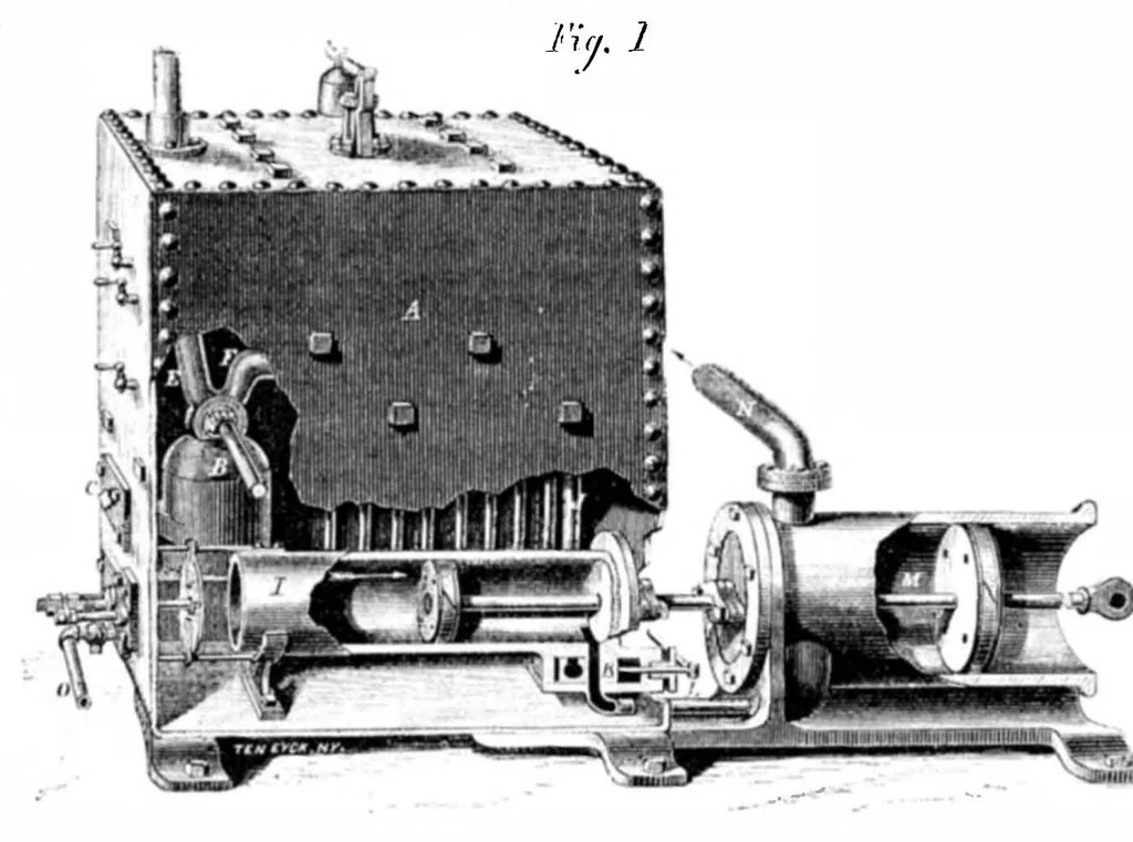 An illustration from Scientific American, Vol. 22, No. 16 (1870), 1870, leaf 7