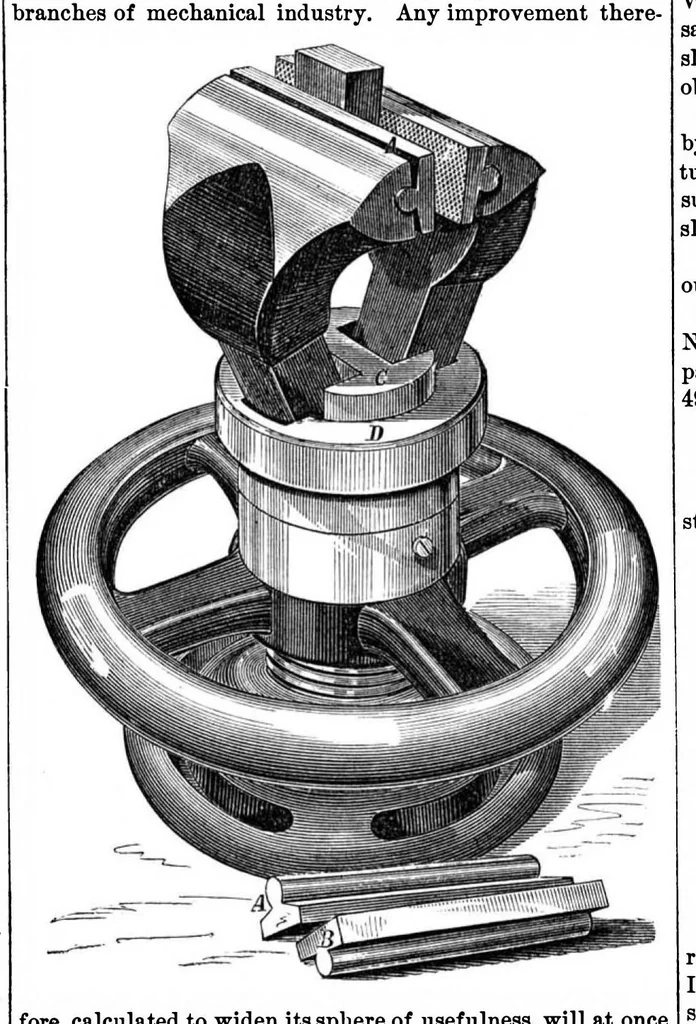 An illustration from Scientific American, Vol. 25, No. 6 (1871), 1871, leaf 7