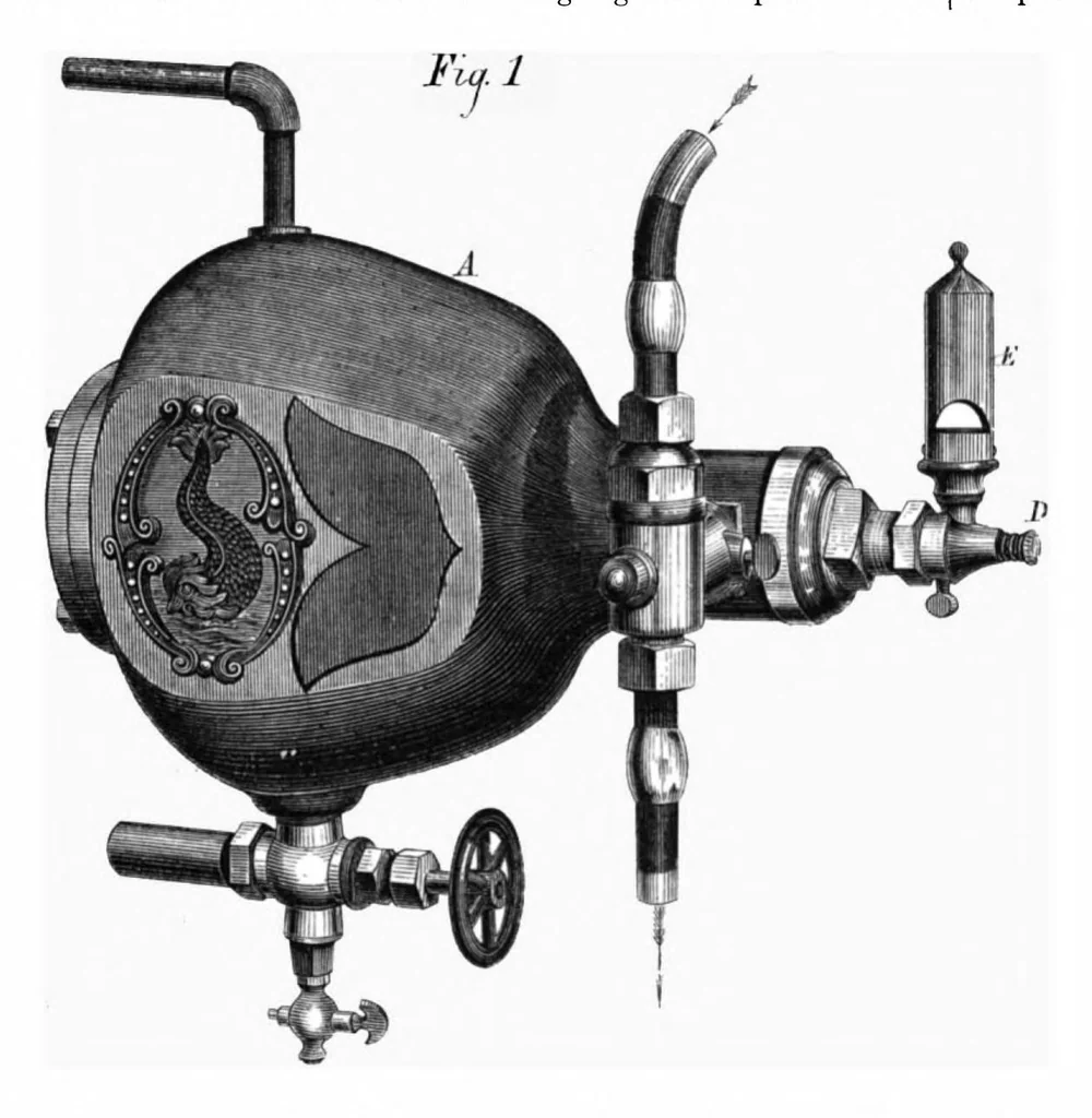An illustration from Scientific American, Vol. 25, No. 15 (1871), 1871, leaf 7