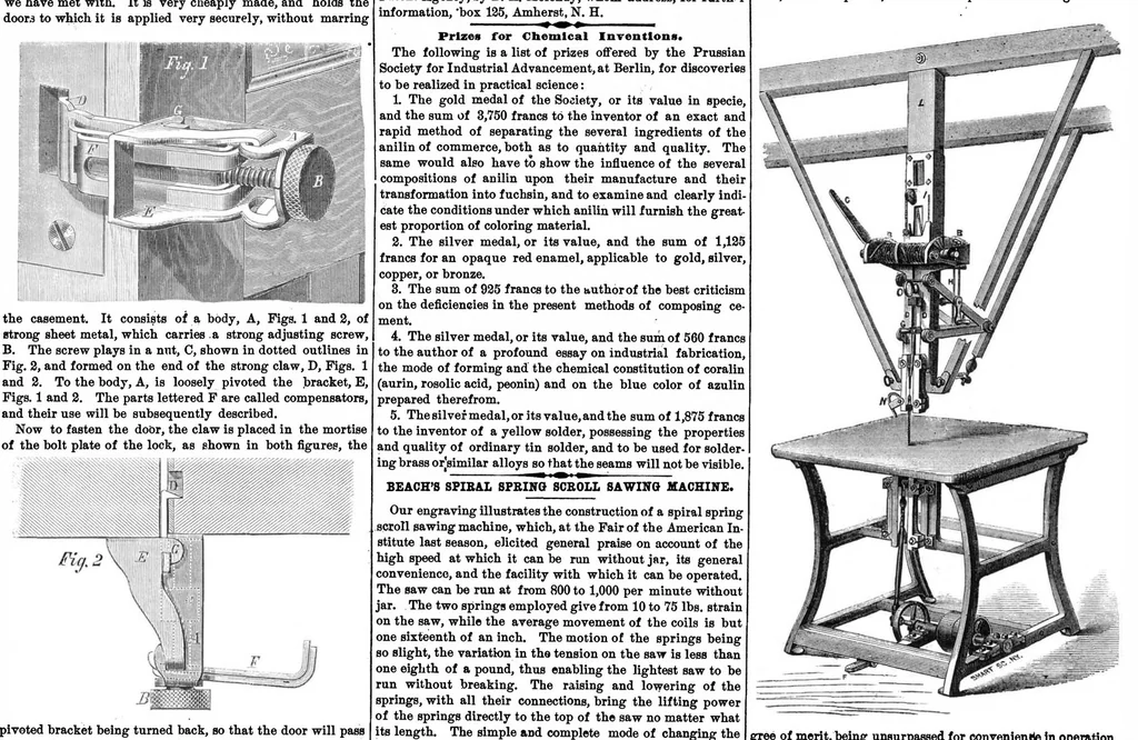An illustration from Scientific American, Vol. 26, No. 14 (1872), 1872, leaf 7