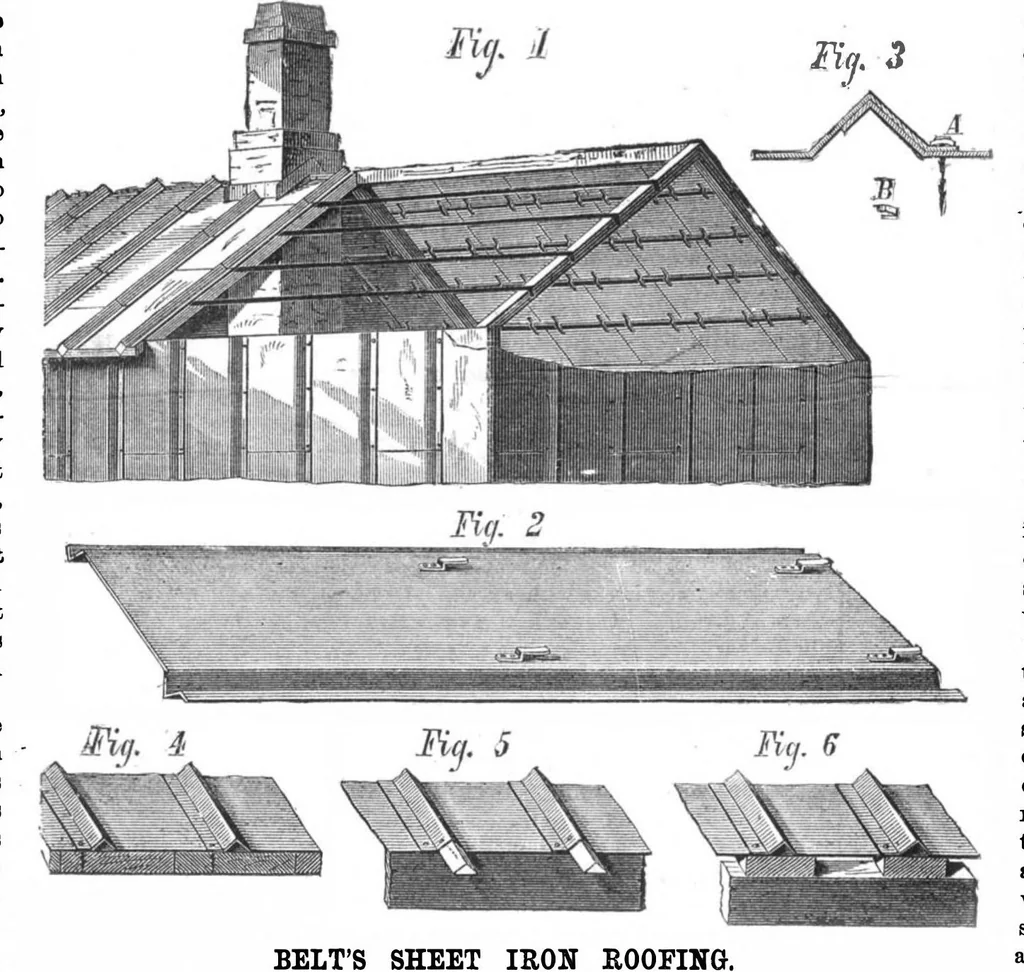 An illustration from Scientific American, Vol. 27, No. 6 (1872), 1872, leaf 7