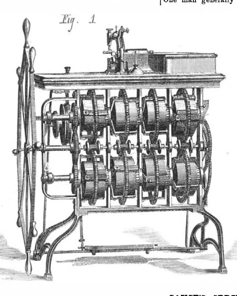 An illustration from Scientific American, Vol. 27, No. 9 (1872), 1872, leaf 7