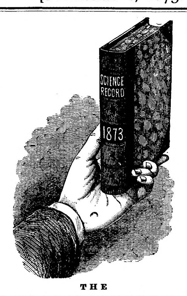 An illustration from Scientific American, Vol. 28, No. 6 (1873), 1873, leaf 13