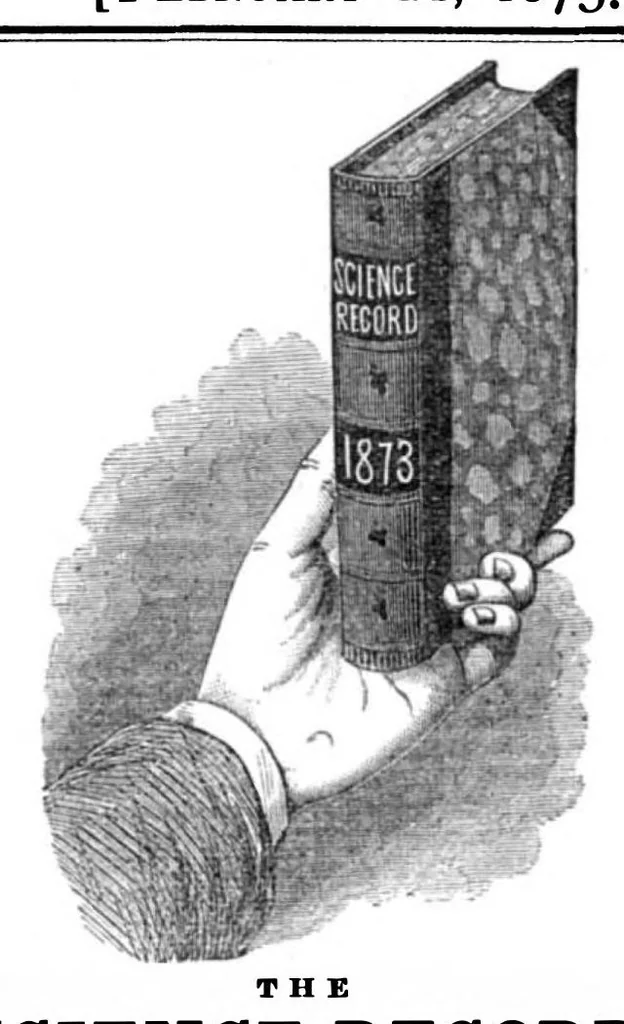 An illustration from Scientific American, Vol. 28, No. 8 (1873), 1873, leaf 13