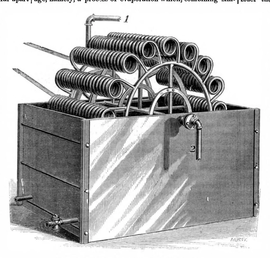 An illustration from Scientific American, Vol. 28, No. 8 (1873), 1873, leaf 3