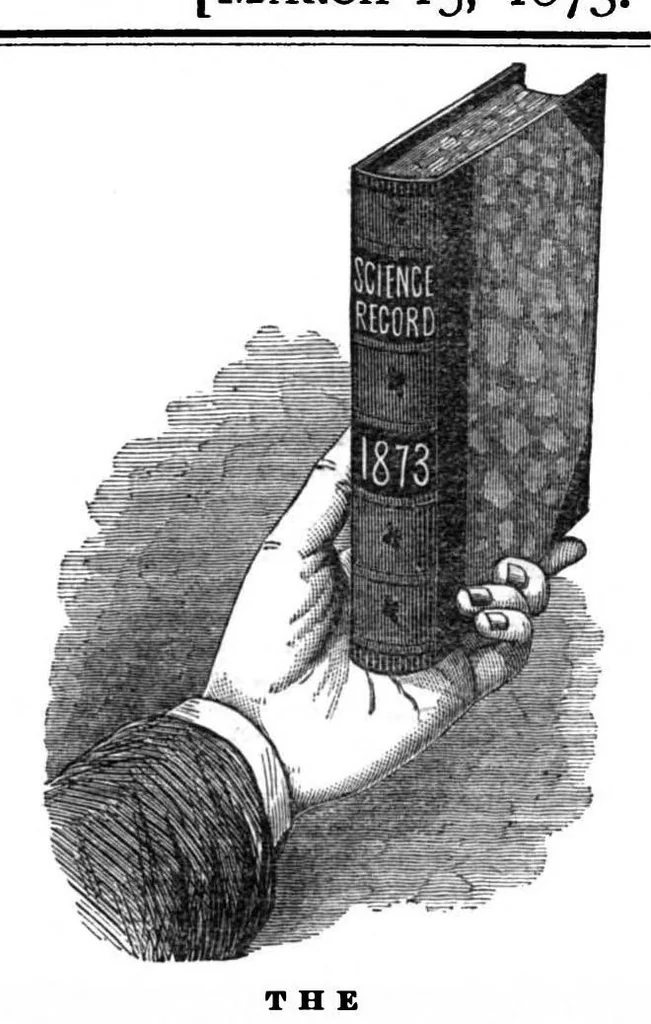 An illustration from Scientific American, Vol. 28, No. 11 (1873), 1873, leaf 13