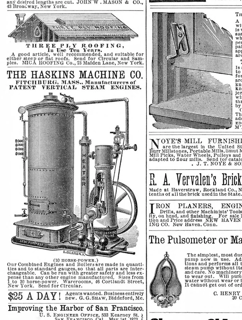 An illustration from Scientific American, Vol. 29, No. 1 (1873), 1873, leaf 14