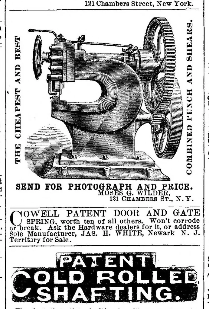 An illustration from Scientific American, Vol. 29, No. 10 (1873), 1873, leaf 14