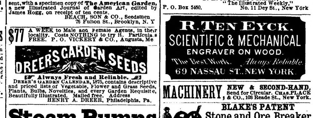 An illustration from Scientific American, Vol. 32, No. 15 (1875), 1875, leaf 14
