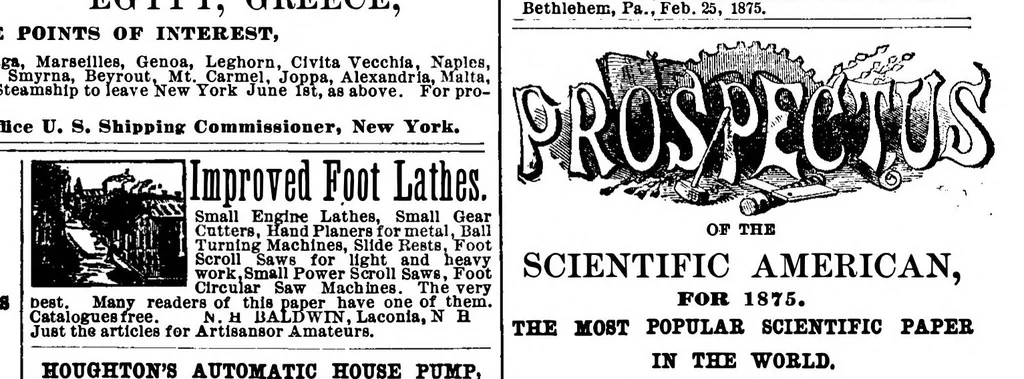 An illustration from Scientific American, Vol. 32, No. 16 (1875), 1875, leaf 15