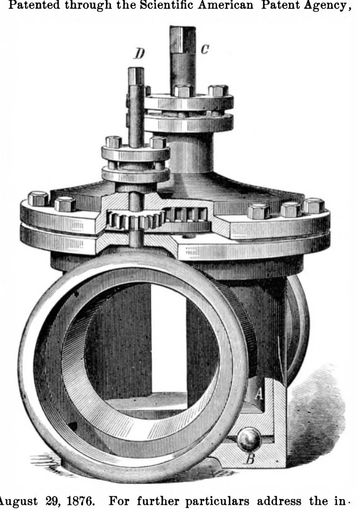 An illustration from Scientific American, Vol. 35, No. 15 (1876), 1876, leaf 7