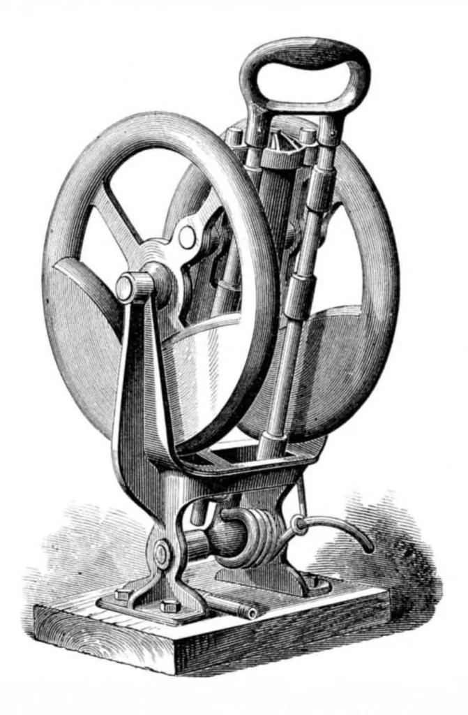 An illustration from Scientific American, Vol. 35, No. 16 (1876), 1876, leaf 7