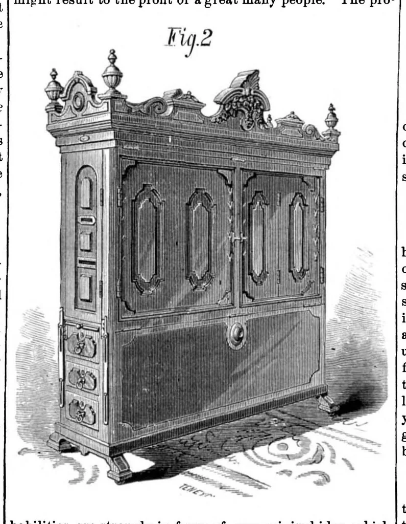An illustration from Scientific American, Vol. 35, No. 21 (1876), 1876, leaf 7