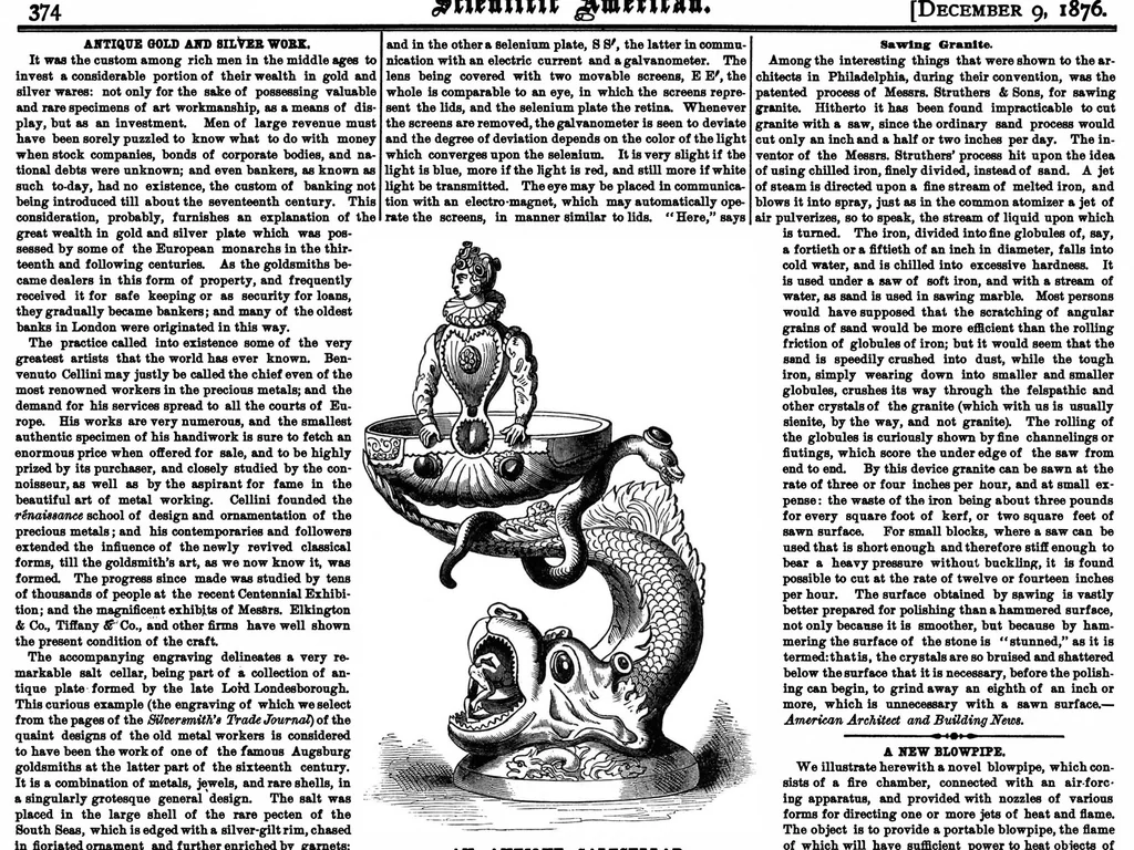 An illustration from Scientific American, Vol. 35, No. 24 (1876), 1876, leaf 7
