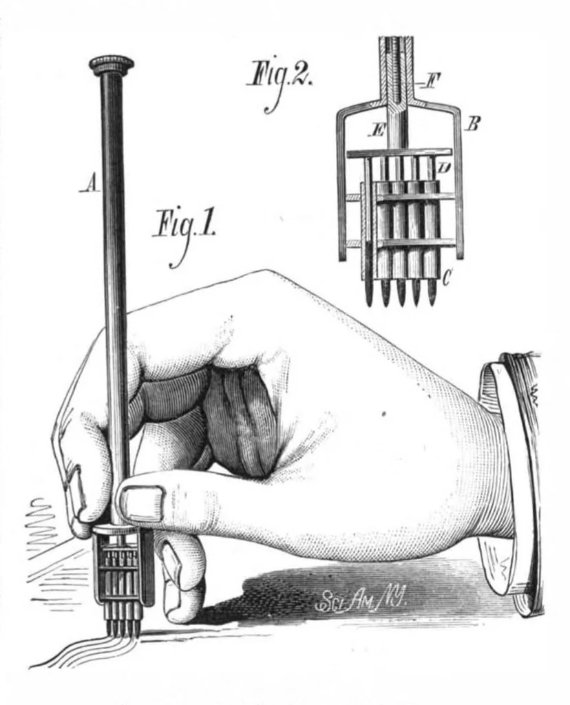An illustration from Scientific American, Vol. 39, No. 22 (1878), 1878, leaf 3
