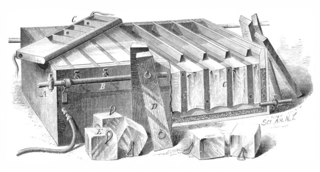 An illustration from Scientific American, Vol. 40, No. 11 (1879), 1879, leaf 7