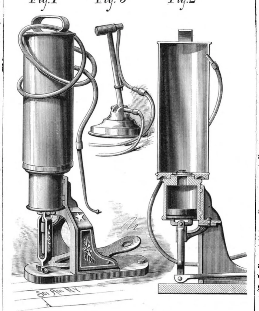 An illustration from Scientific American, Vol. 42, No. 7 (1880), 1880, leaf 4