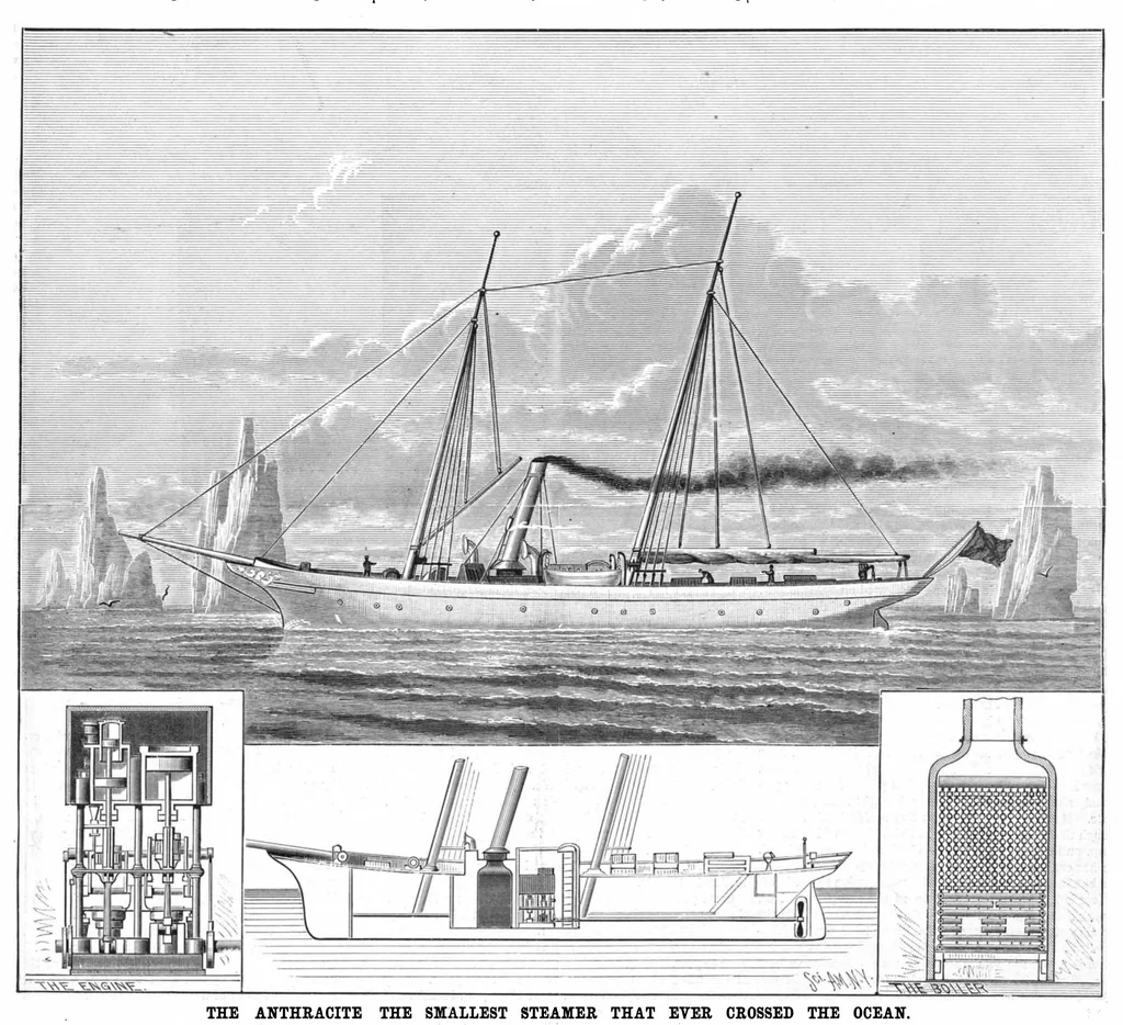 An illustration from Scientific American, Vol. 43, No. 6 (1880), 1880, leaf 8