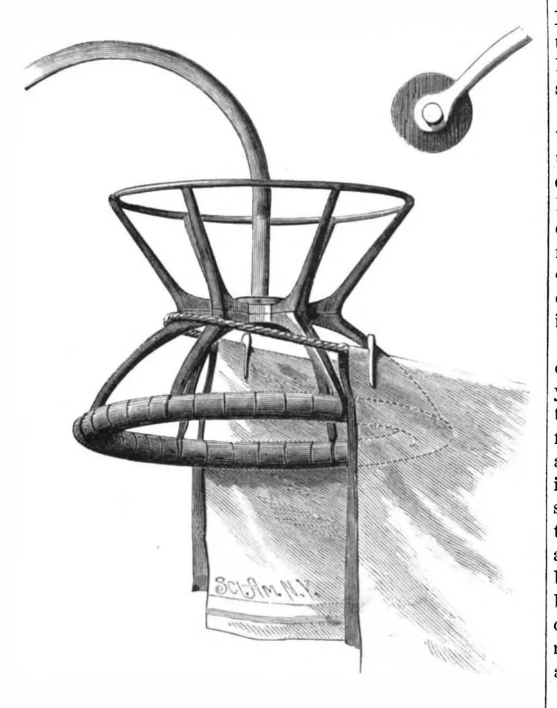 An illustration from Scientific American, Vol. 43, No. 7 (1880), 1880, leaf 3